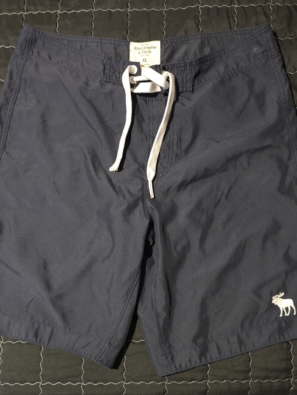 Abercrombie & Fitch Men's Swim Trunks Dark Blue Size XL